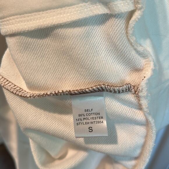 Wanna B Small Neutral Color-block Pullover Hoodie - Picture 10 of 10